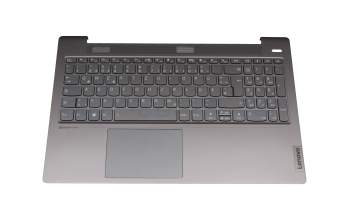 LCM19J36D0J686 original Chicony keyboard incl. topcase DE (german) grey/grey with backlight