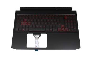 LG05P_N14BRL1 original Acer keyboard incl. topcase DE (german) black/red/black with backlight