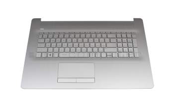 M01205-041 original HP keyboard incl. topcase DE (german) silver/silver