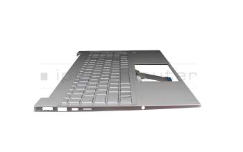 M08910-041 original HP keyboard incl. topcase DE (german) silver/silver with backlight