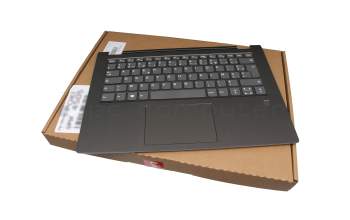 MGE 181001 0A original Lenovo keyboard incl. topcase FR (french) grey/grey