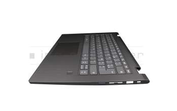 MGE 181001 0A original Lenovo keyboard incl. topcase FR (french) grey/grey