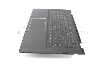 MP-12W2 original Lenovo keyboard incl. topcase DE (german) black/black with backlight