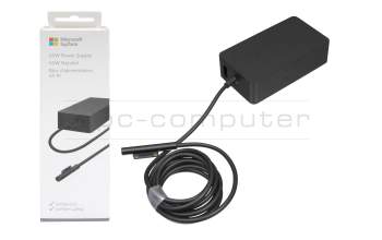 Microsoft Surface Laptop 4 original AC-adapter 65.0 Watt rounded (incl. USB connector)