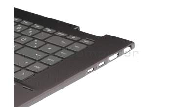 N47953-041 original HP keyboard incl. topcase DE (german) black/grey with backlight