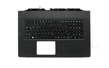 NKI151702B original Acer keyboard incl. topcase DE (german) black/black with backlight