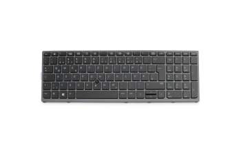 NSK-CZ0BC HP keyboard DE (german) black/anthracite with backlight and mouse-stick