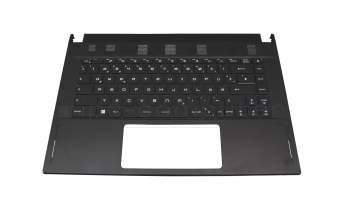 NSK-FFNBN original MSI keyboard incl. topcase DE (german) black/black