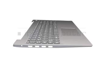 PC5C-GE original Lenovo keyboard incl. topcase DE (german) grey/silver Fingerprint