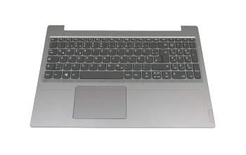 PC5CP-GR original Lenovo keyboard incl. topcase DE (german) dark grey/silver