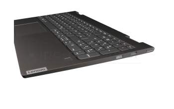 PC5SB-GR original Lenovo keyboard incl. topcase DE (german) grey/grey with backlight