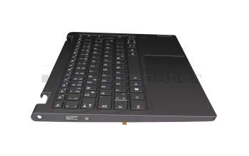 PD4SB original Lenovo keyboard incl. topcase DE (german) grey/grey with backlight