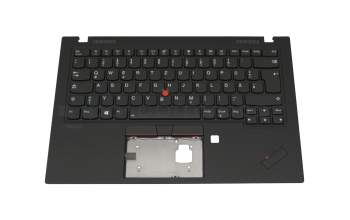 PK131A12D11 original Lenovo keyboard incl. topcase DE (german) black/black with backlight and mouse-stick