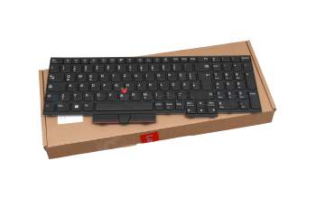 PK131H62A11 original Lenovo keyboard DE (german) black/black with mouse-stick