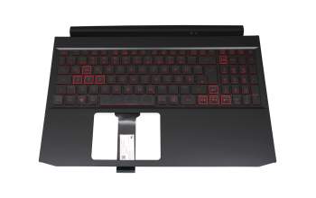 PK133361A13 original Acer keyboard incl. topcase DE (german) black/red/black with backlight (Geforce1650)