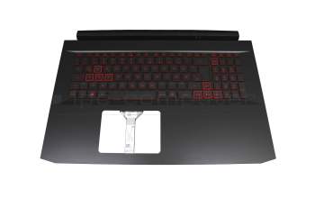 PK133AU2A13 original Acer keyboard incl. topcase DE (german) black/red/black with backlight