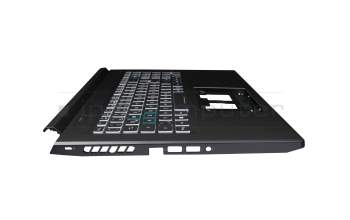 PK133BK1A13 original Acer keyboard incl. topcase DE (german) black/black with backlight