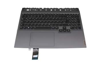 PO5CYXRGBG original Lenovo keyboard incl. topcase DE (german) black/grey with backlight