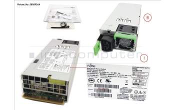 Fujitsu S26113-F626-E10 MODULAR PSU DC 380V 1300W PLATINUM HP