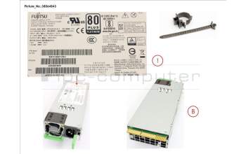 Fujitsu S26113-F627-L10 500W PLATINUM PSU