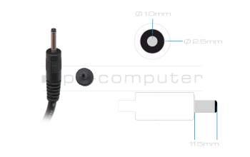 S928C43961 original Lenovo AC-adapter 24.0 Watt EU wallplug small