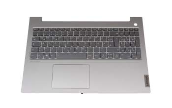 SA469D-22HM original Lenovo keyboard incl. topcase DE (german) grey/grey with backlight