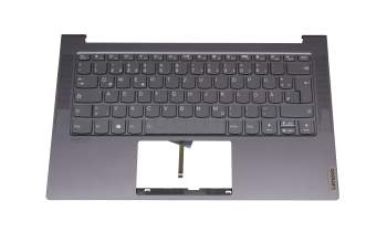 SG-A1940-2DA original Lenovo keyboard incl. topcase DE (german) grey/grey with backlight