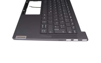 SG-A1940-2DA original Lenovo keyboard incl. topcase DE (german) grey/grey with backlight