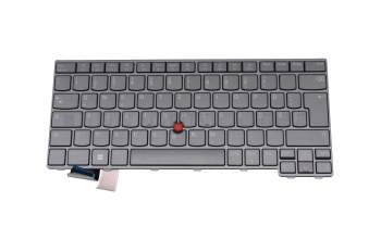 SG-B1420-2DA original Lenovo keyboard DE (german) grey/black with backlight and mouse-stick