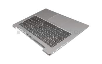 SN20M61689 original Lenovo keyboard incl. topcase DE (german) grey/silver with backlight