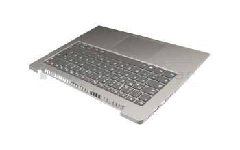 SN20M61743 original Lenovo keyboard incl. topcase DE (german) grey/silver