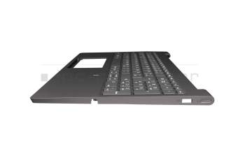 SN20U original Lenovo keyboard incl. topcase DE (german) grey/grey with backlight