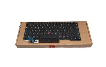 SN20V43949 original Lenovo keyboard SP (spanish) black/black with mouse-stick