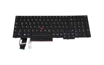 SN20V79029 original Lenovo keyboard DE (german) black/black matte with mouse-stick