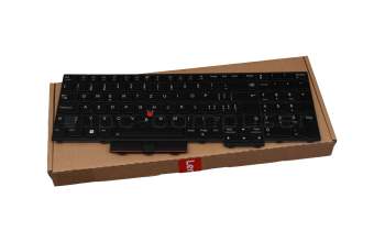 SN20W68023 original Lenovo keyboard CH (swiss) black/black matte with backlight and mouse-stick