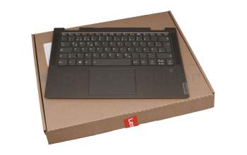 SN20X64664 original Lenovo keyboard incl. topcase DE (german) grey/dark green with backlight