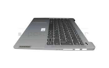 SN21B40903 original LC-Power keyboard incl. topcase DE (german) grey/silver with backlight