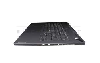 SN21K37793 original Lenovo keyboard incl. topcase DE (german) grey/grey with backlight