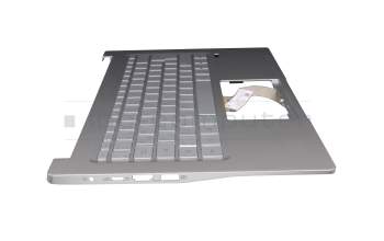 SV03P_A70SWL original Acer keyboard incl. topcase DE (german) silver/silver with backlight