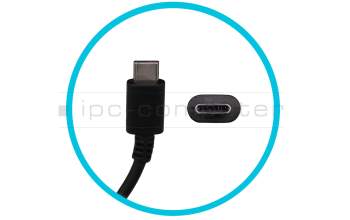 USB-C AC-adapter 65.0 Watt small original for Acer Chromebook 516 GE (CBG516-1H)