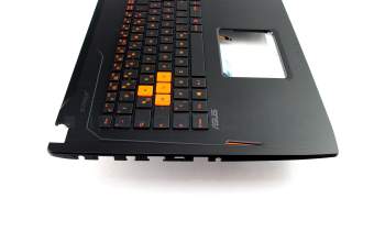 V156230AK1 original Sunrex keyboard incl. topcase DE (german) black/black with backlight