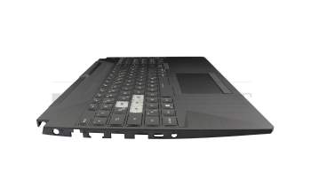 V191346FE2 original Sunrex keyboard incl. topcase DE (german) black/black with backlight