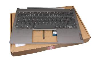 V540S-13KB-LP-3 original Lenovo keyboard incl. topcase DE (german) grey/grey with backlight