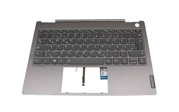 V540S-13KB-LP-3 original Lenovo keyboard incl. topcase DE (german) grey/grey with backlight