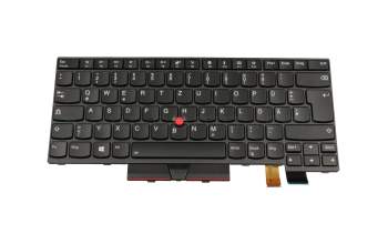 WIDBL-85D0 original Lenovo keyboard DE (german) black/black with backlight and mouse-stick