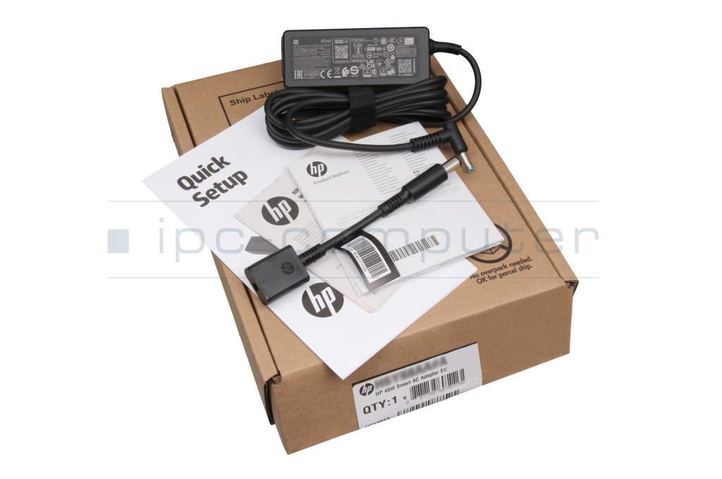 Ac Adapter 45 Watt With Adapter Original For Hp Pavilion X360 14 Ba000 Series Battery Power Supply Display Etc Laptop Repair Shop