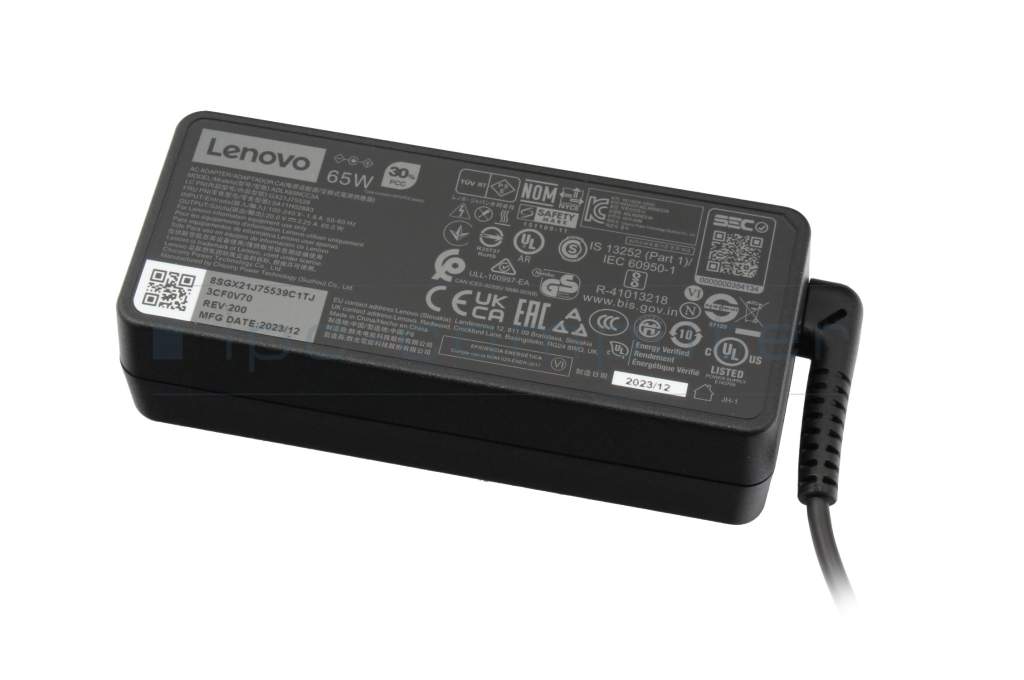 Cargador 65 vatios EU wallplug Original para Lenovo IdeaPad 3
