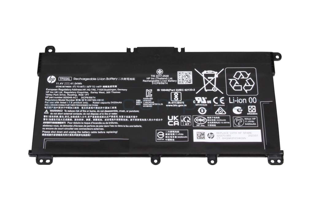 Hp Pavilion 15 Cc100 Original Battery 41 4wh Sparepartworld Com