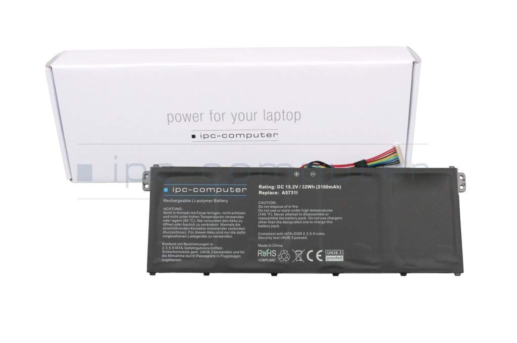 IPC Computer battery 32Wh 15.2V suitable for Acer Aspire R13 R7