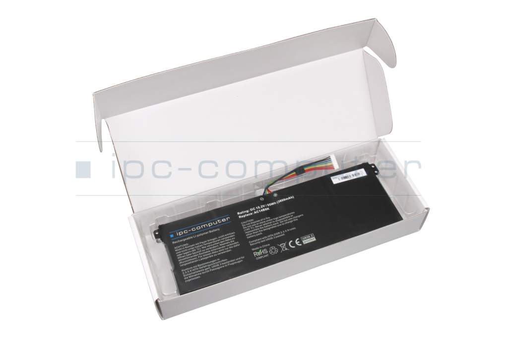 IPC Computer battery 55Wh AC14B8K suitable for Acer Aspire R13 R7